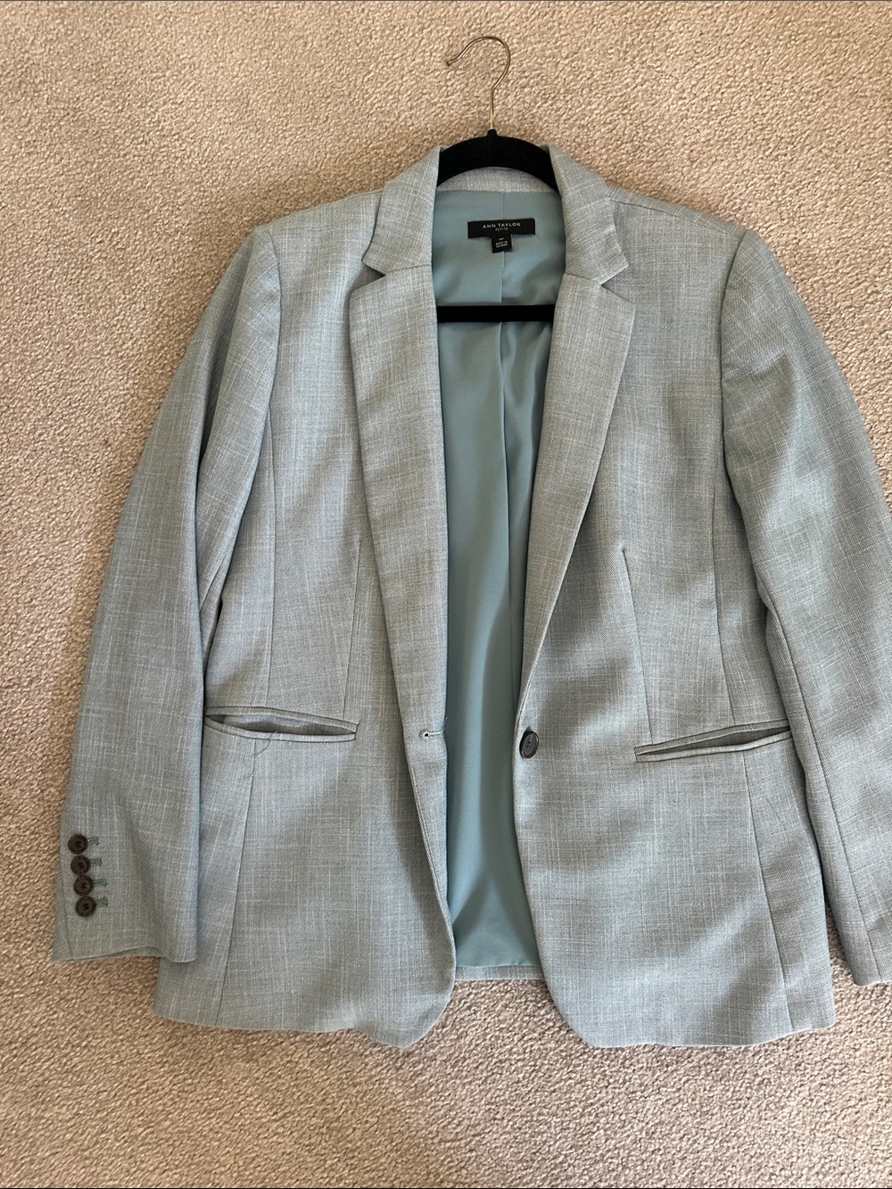 Ann Taylor Light Blue women’s suit Blazer